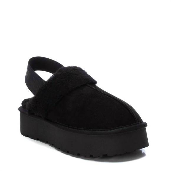 NEW XTI women's winter clogs in black - Picture 3 of 10